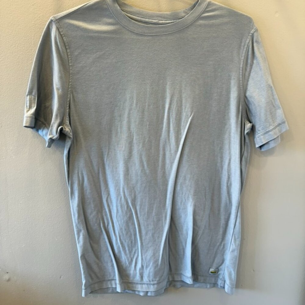 Vuori Strato Tech Tee Color Platinum Heather Size Small